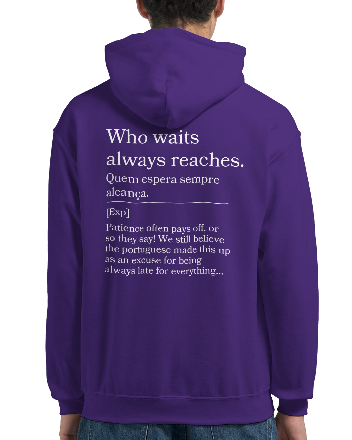 Who waits always reaches - Hoodie