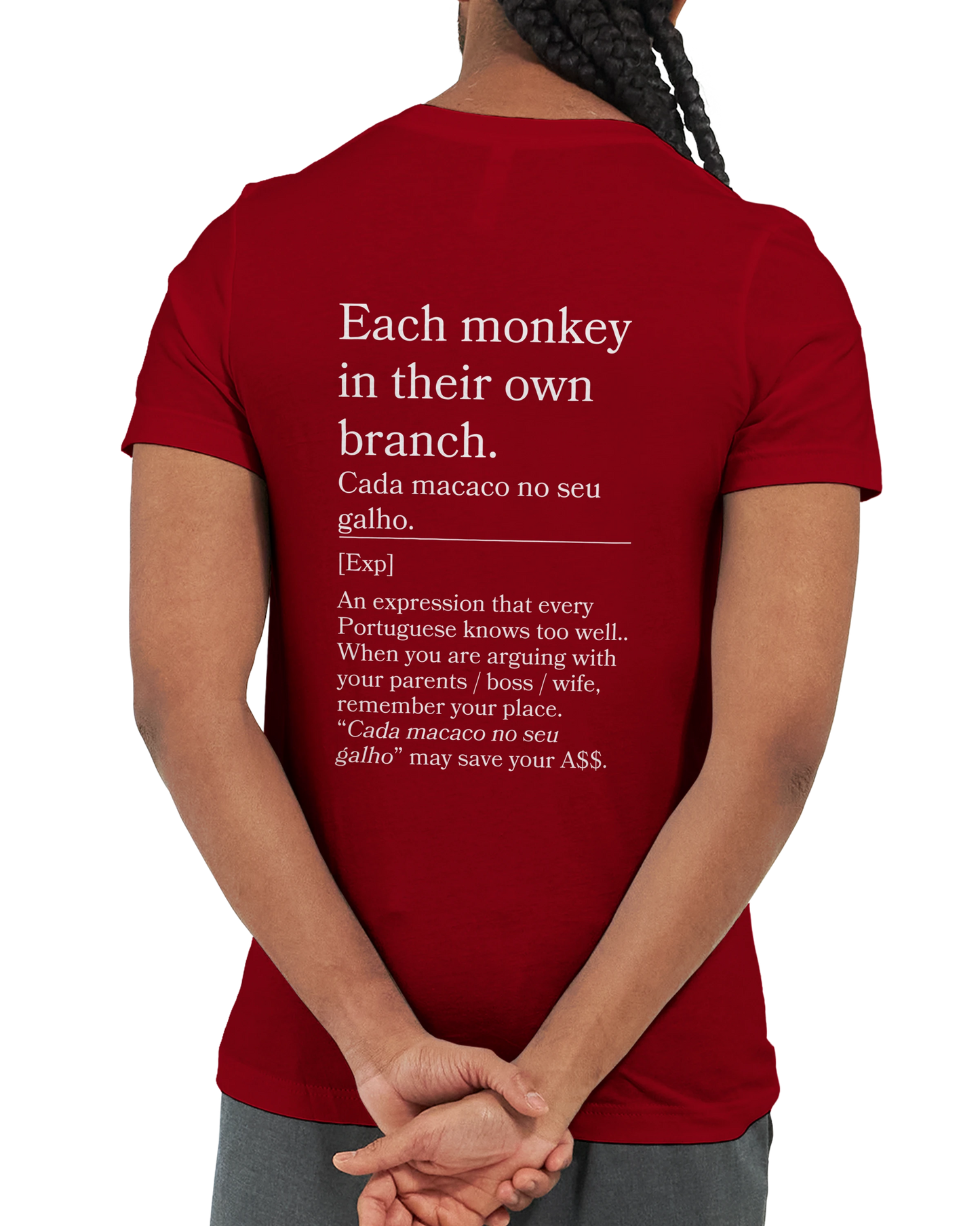 Each monkey in their own branch - T-shirt