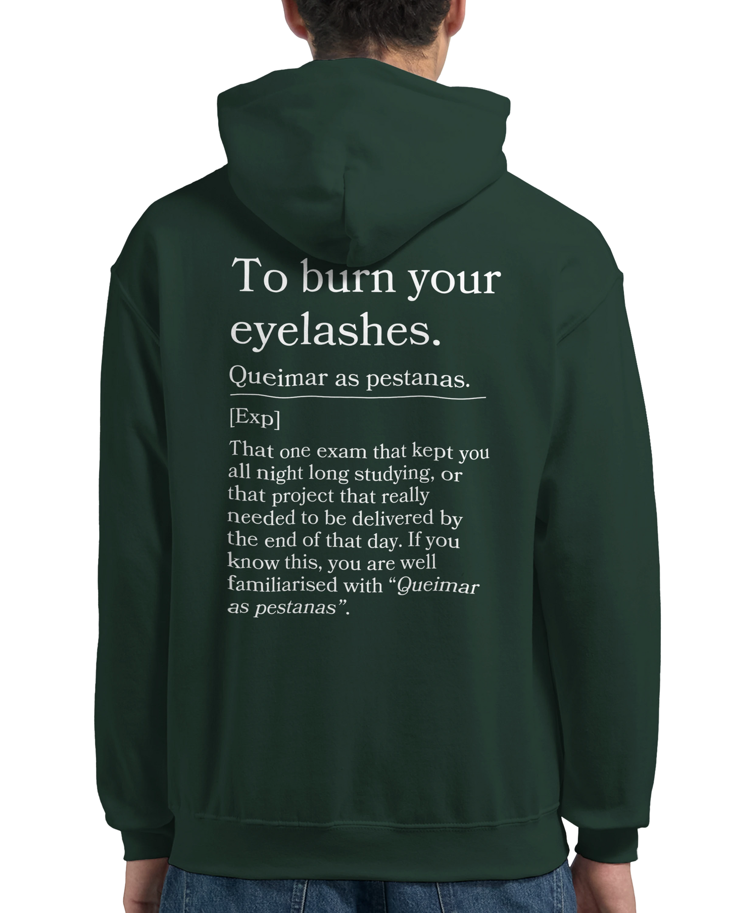 To burn your eyelashes - Hoodie