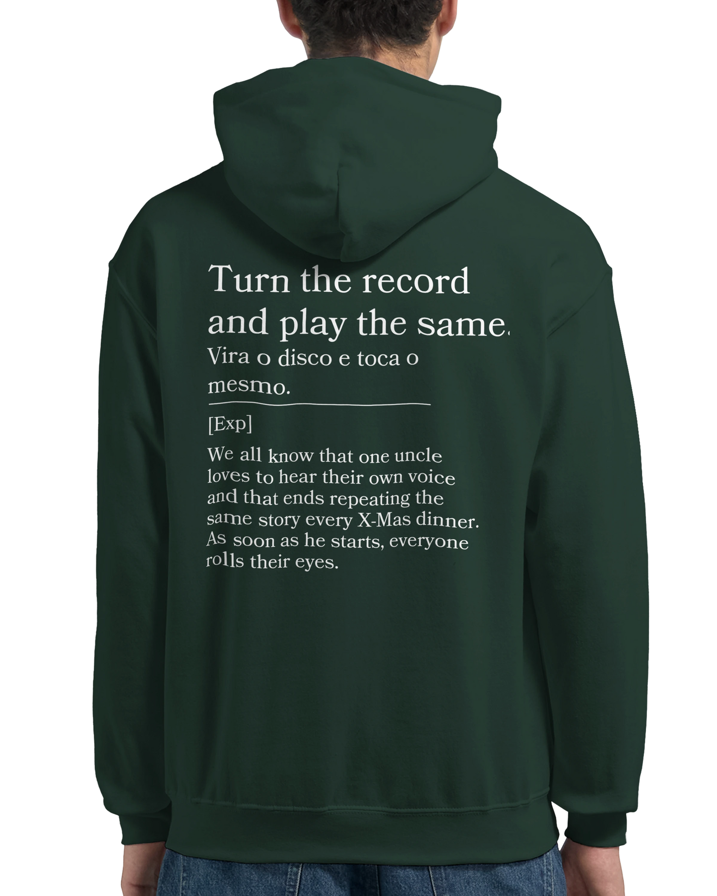 Turn the record and play the same - Hoodie