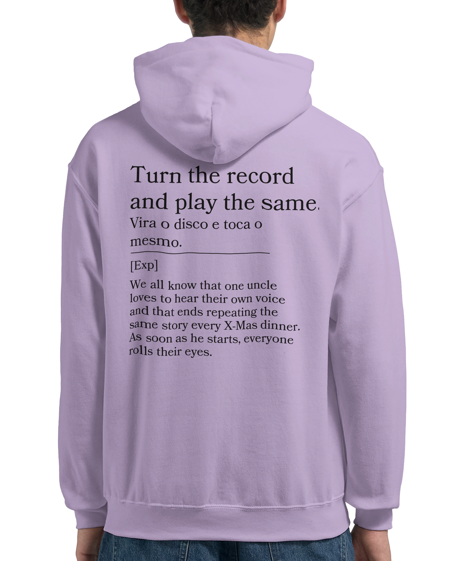 Turn the record and play the same - Hoodie
