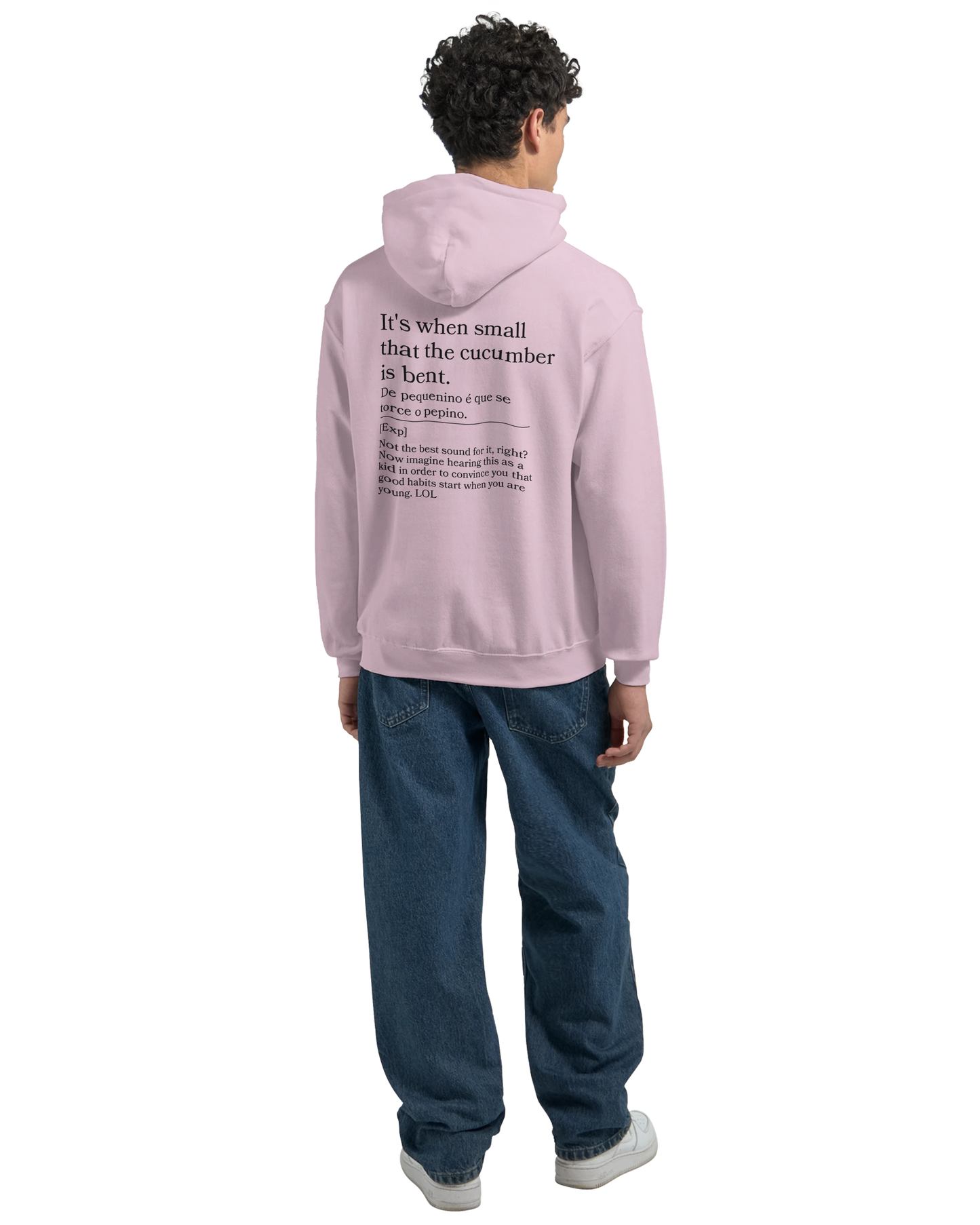 It's when small that the cucumber is bent - Hoodie