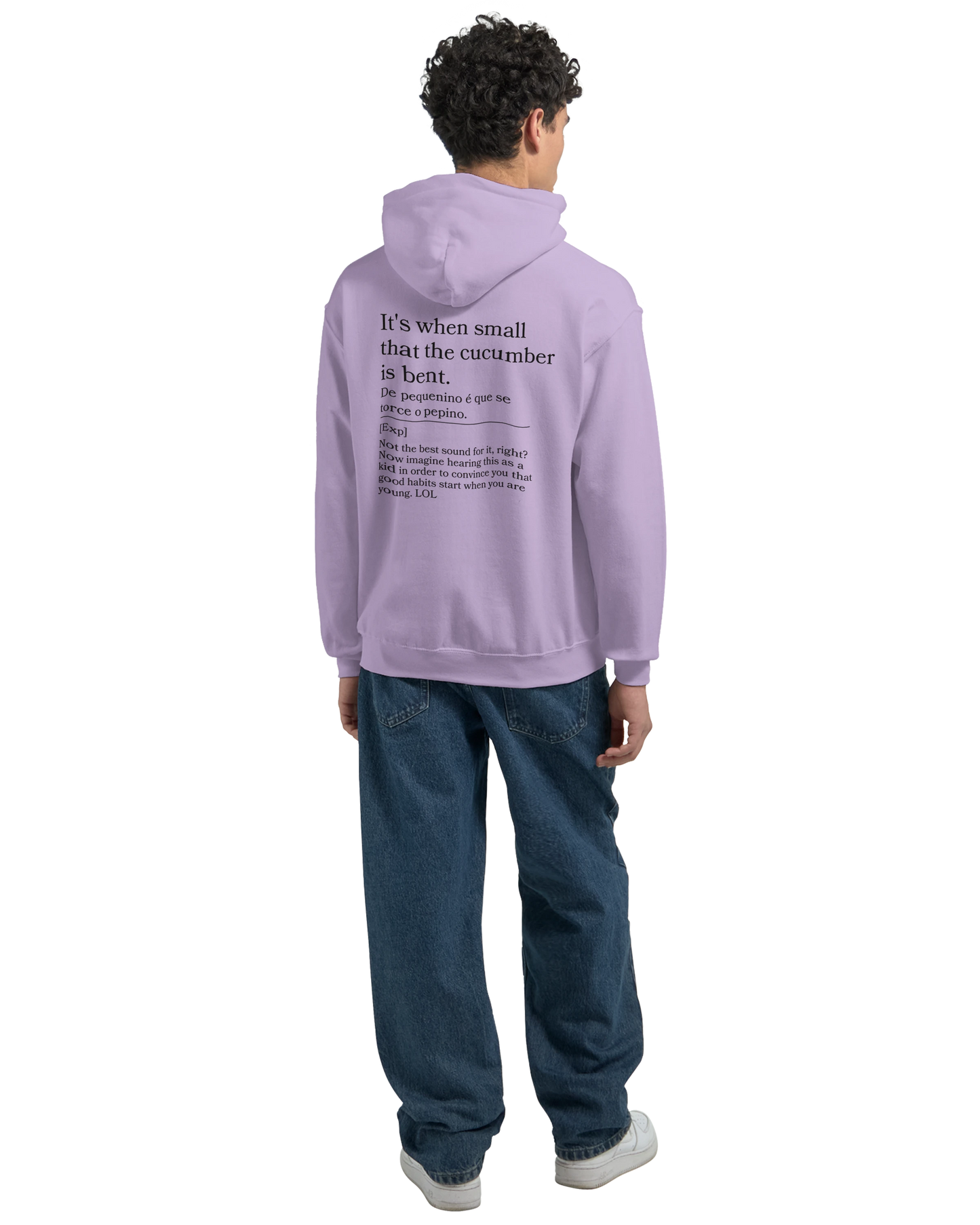 It's when small that the cucumber is bent - Hoodie