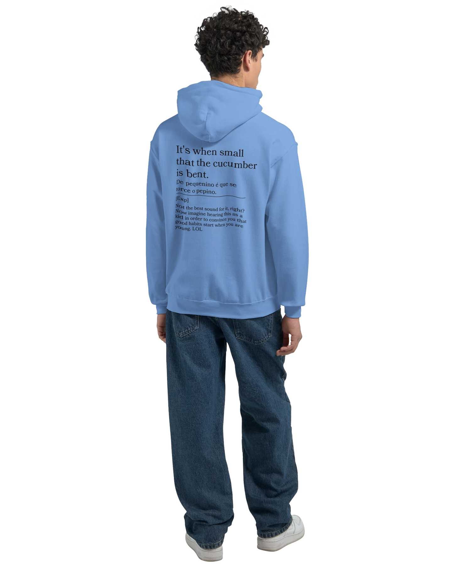 It's when small that the cucumber is bent - Hoodie