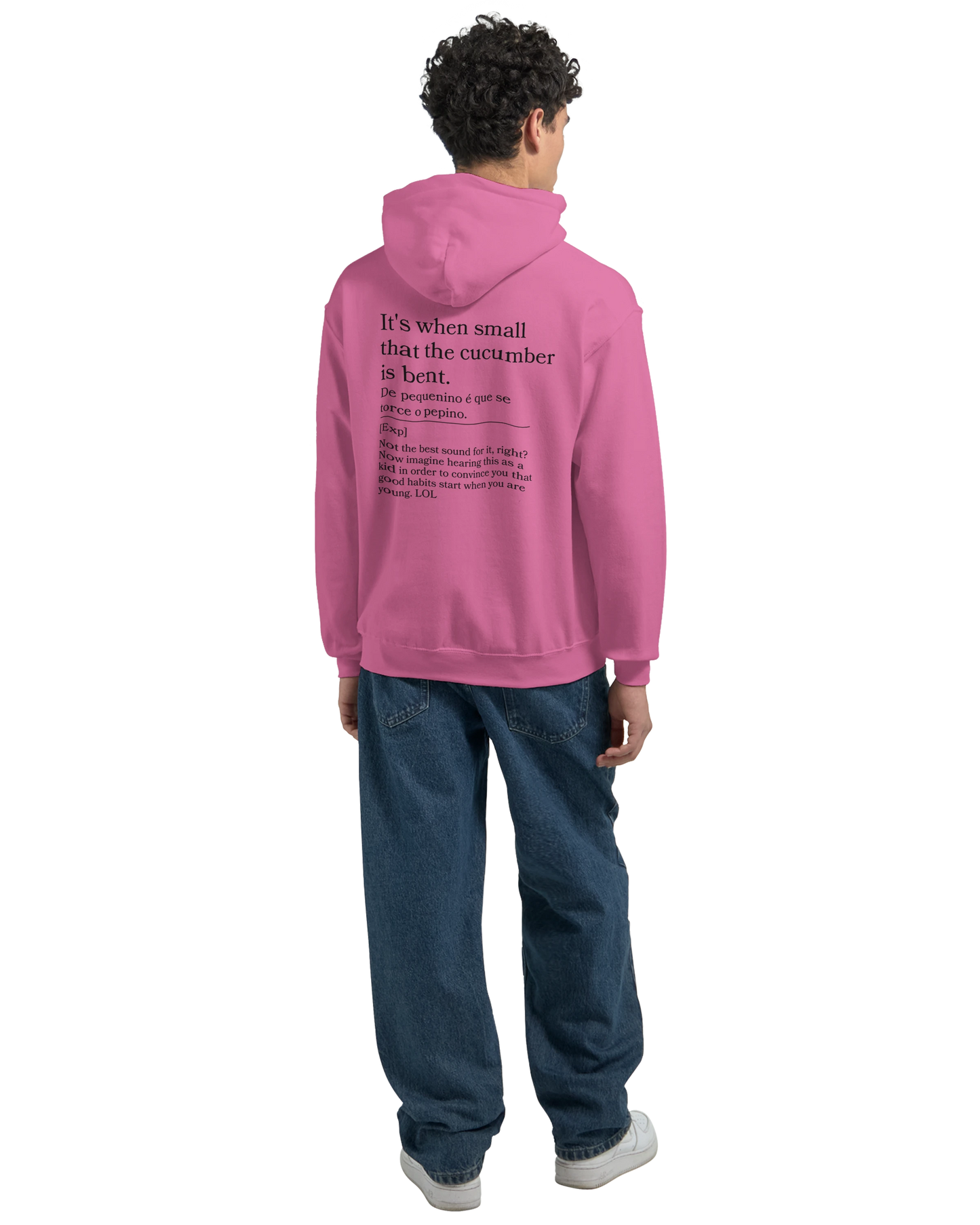 It's when small that the cucumber is bent - Hoodie
