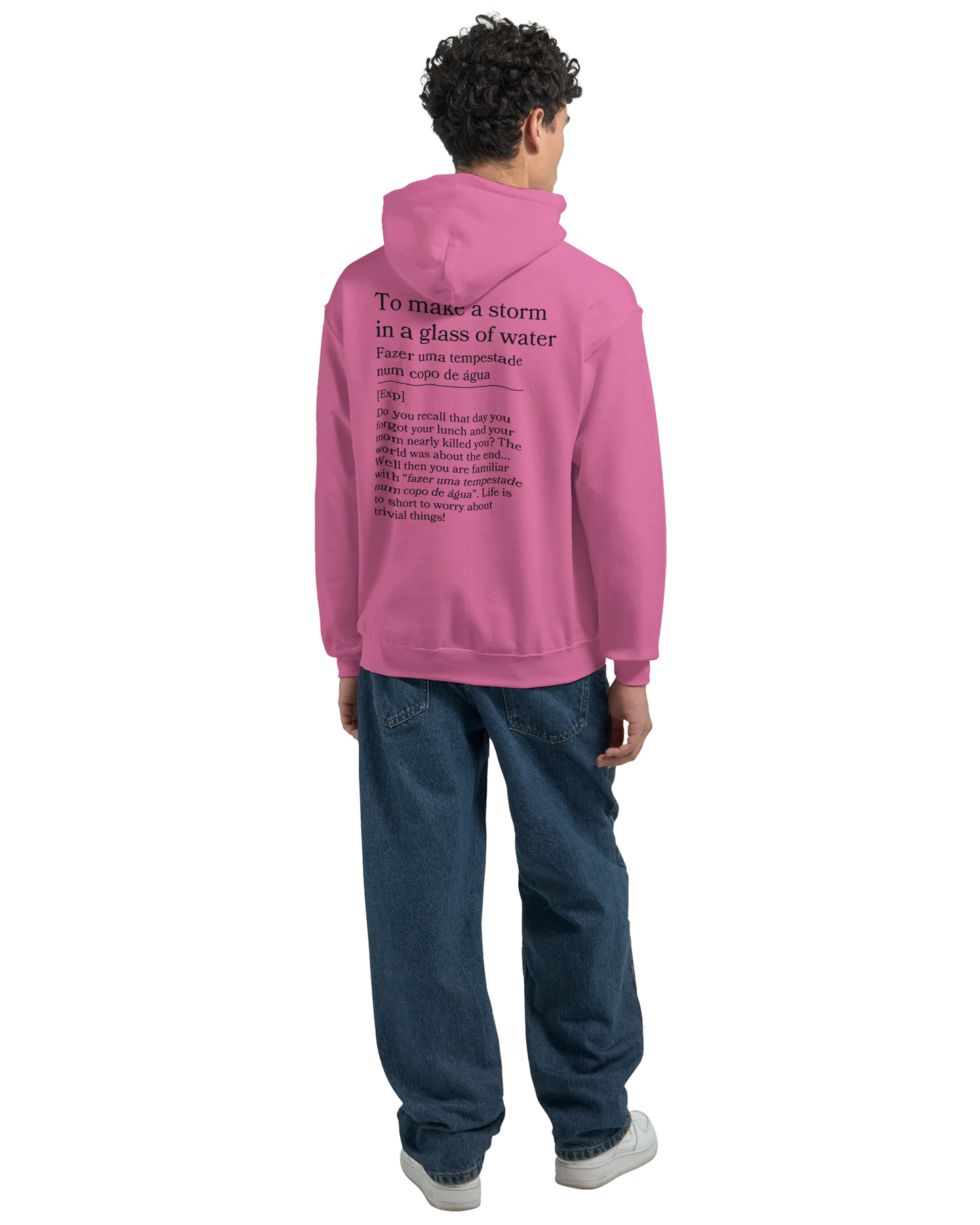 to make a storm in glass of water - Hoodie