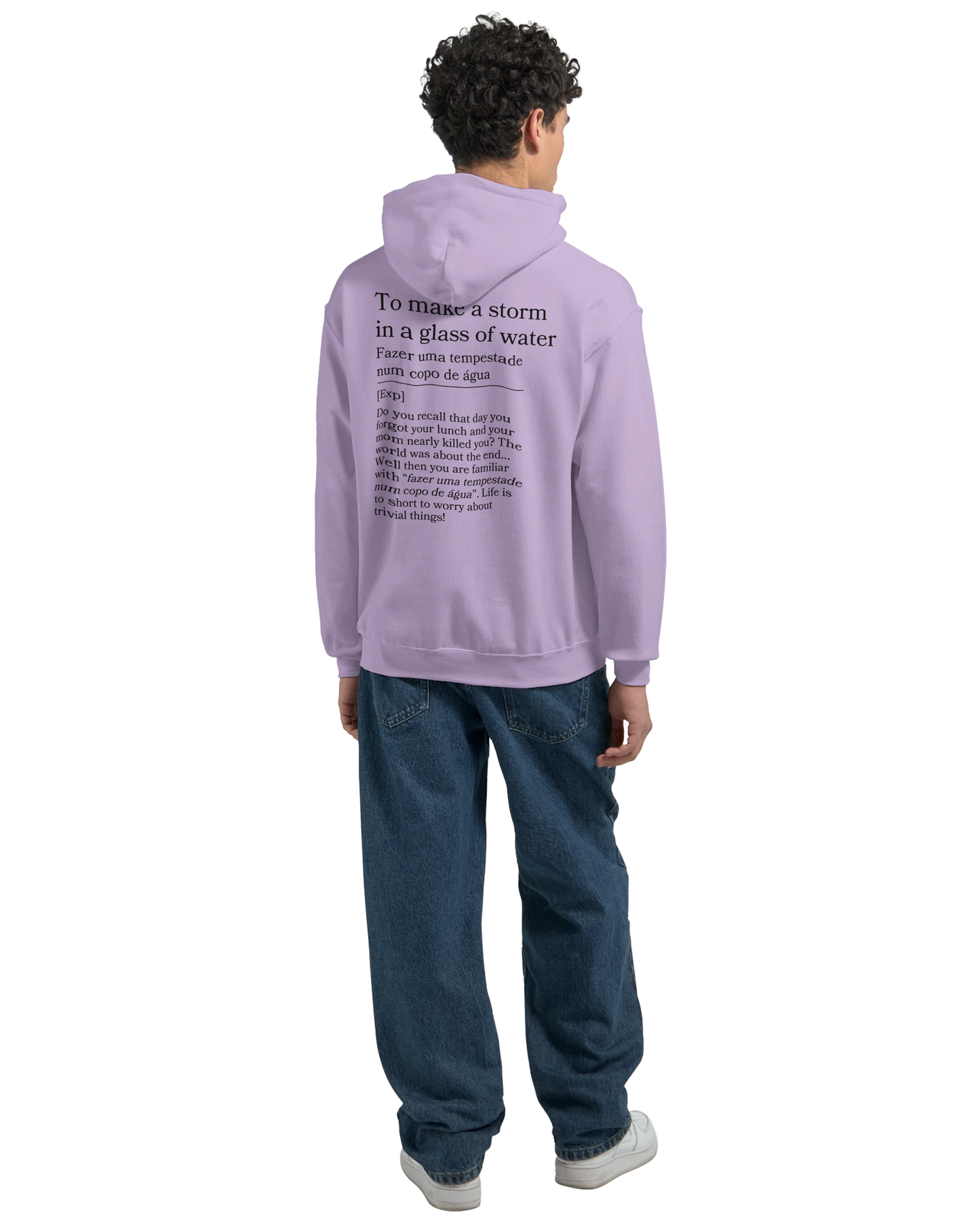 to make a storm in glass of water - Hoodie