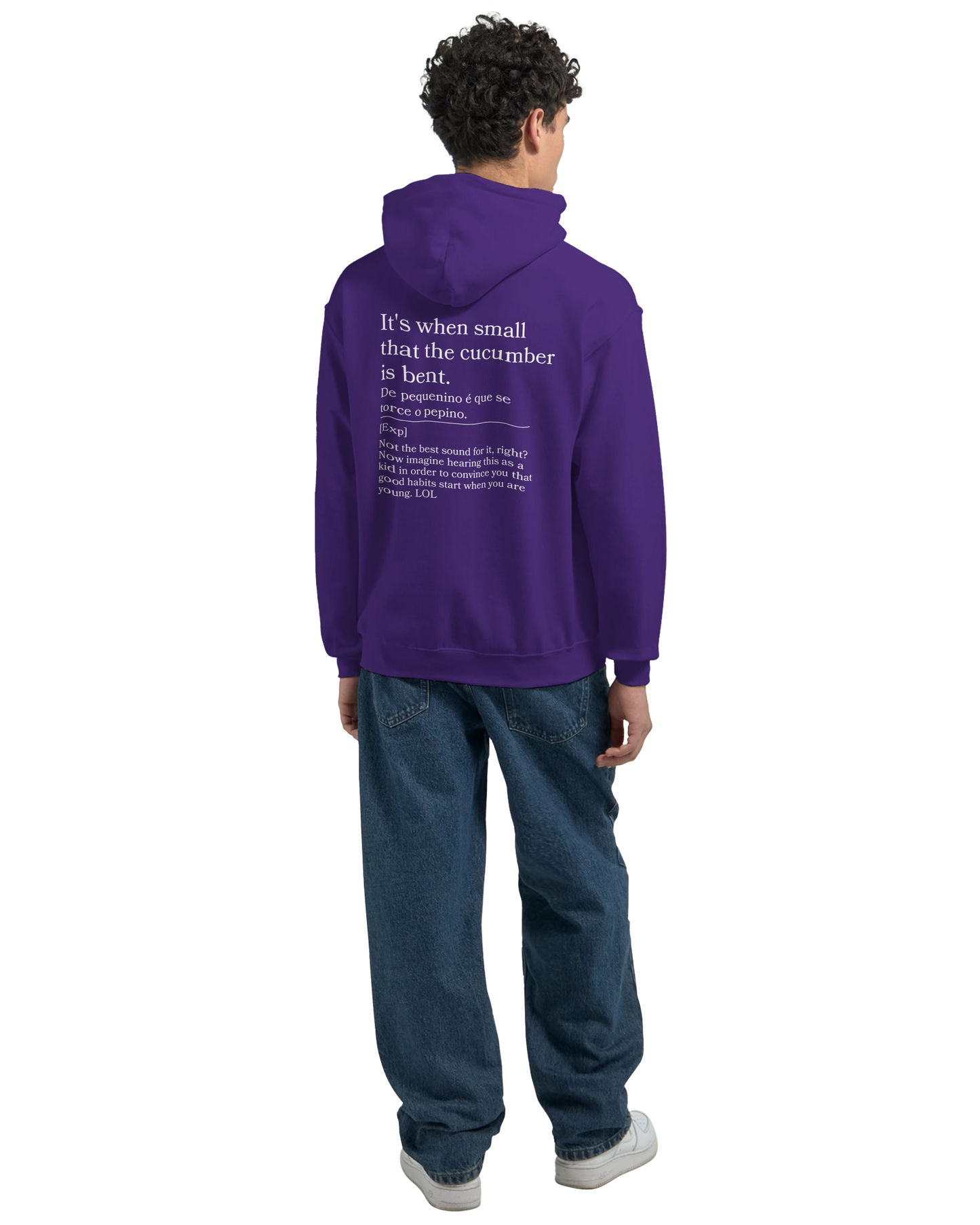 It's when small that the cucumber is bent - Hoodie