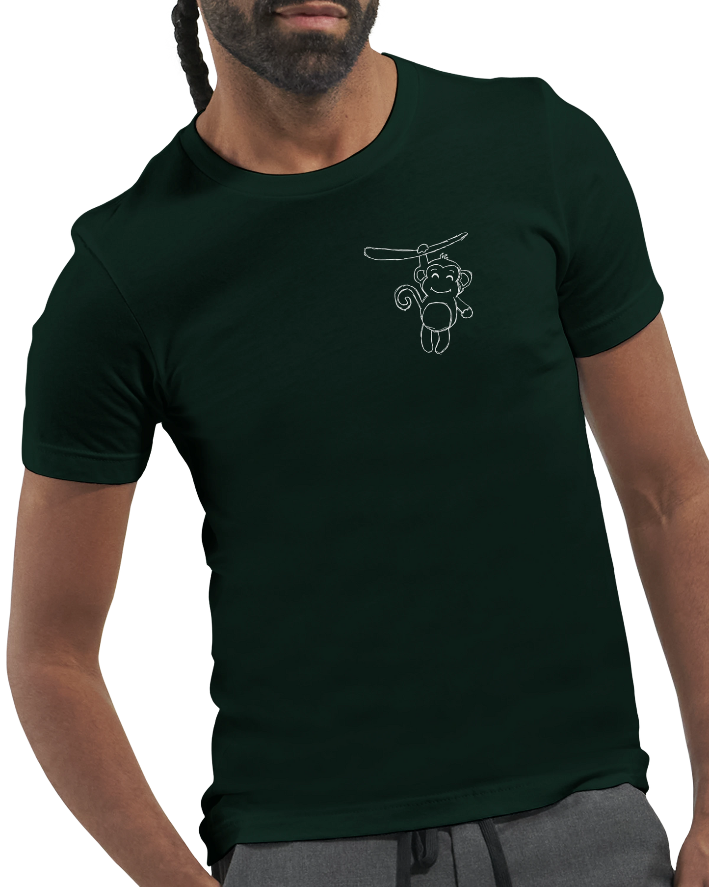 Each monkey in their own branch - T-shirt