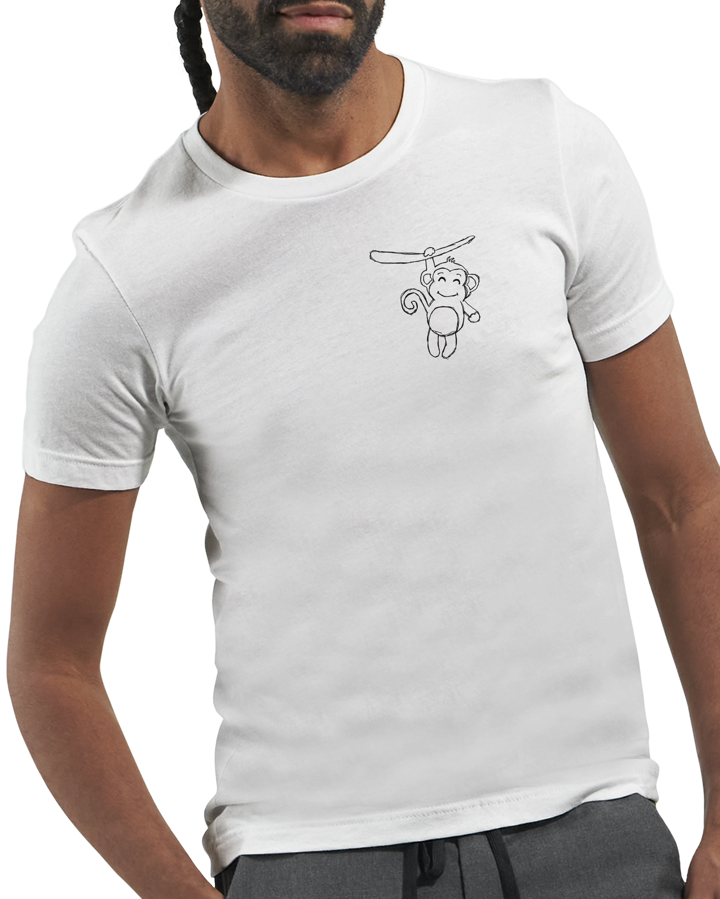 Each monkey in their own branch - T-shirt